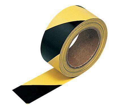 Barrier Tape Black/Yellow (500M) from FTS Safety